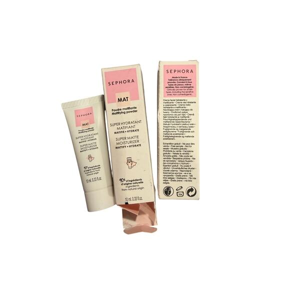 x2 Sephora Super Matte Moisturizer MAT .33 fl oz Travel Size New in Box - Picture 3 of 4